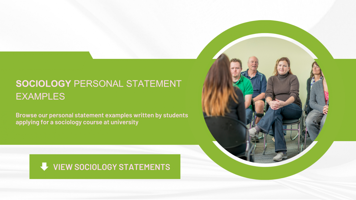 psychology with sociology personal statement